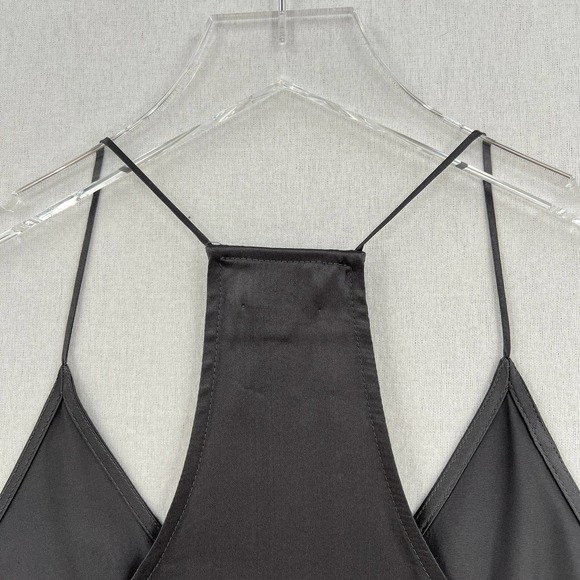 CAMI NYC Shirt Womens Small Gray Silk Racer Charmeuse Camisole Racerback Cami - Picture 6 of 10
